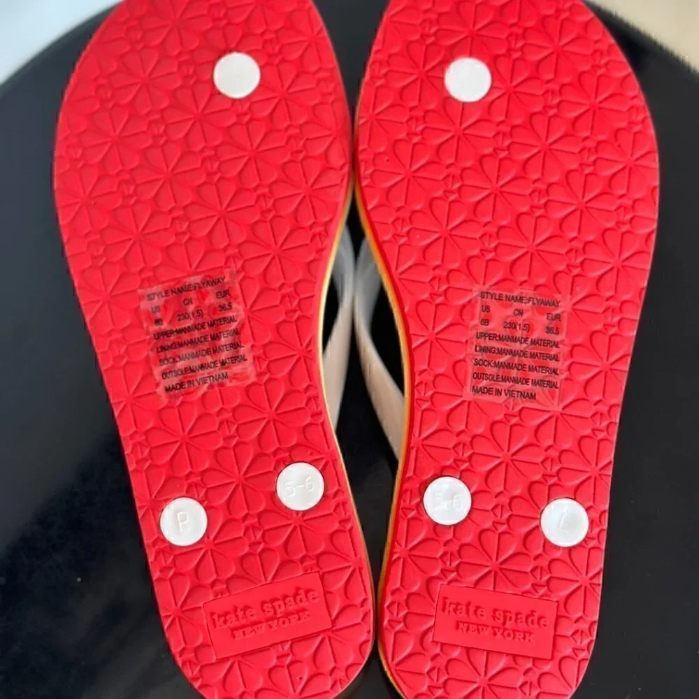 NWOT Kate Spade Flyaway Slides in Cocktails